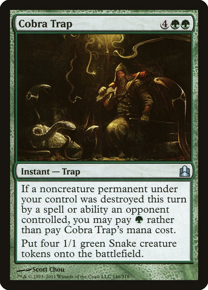Cobra Trap [Commander 2011] | North Valley Games