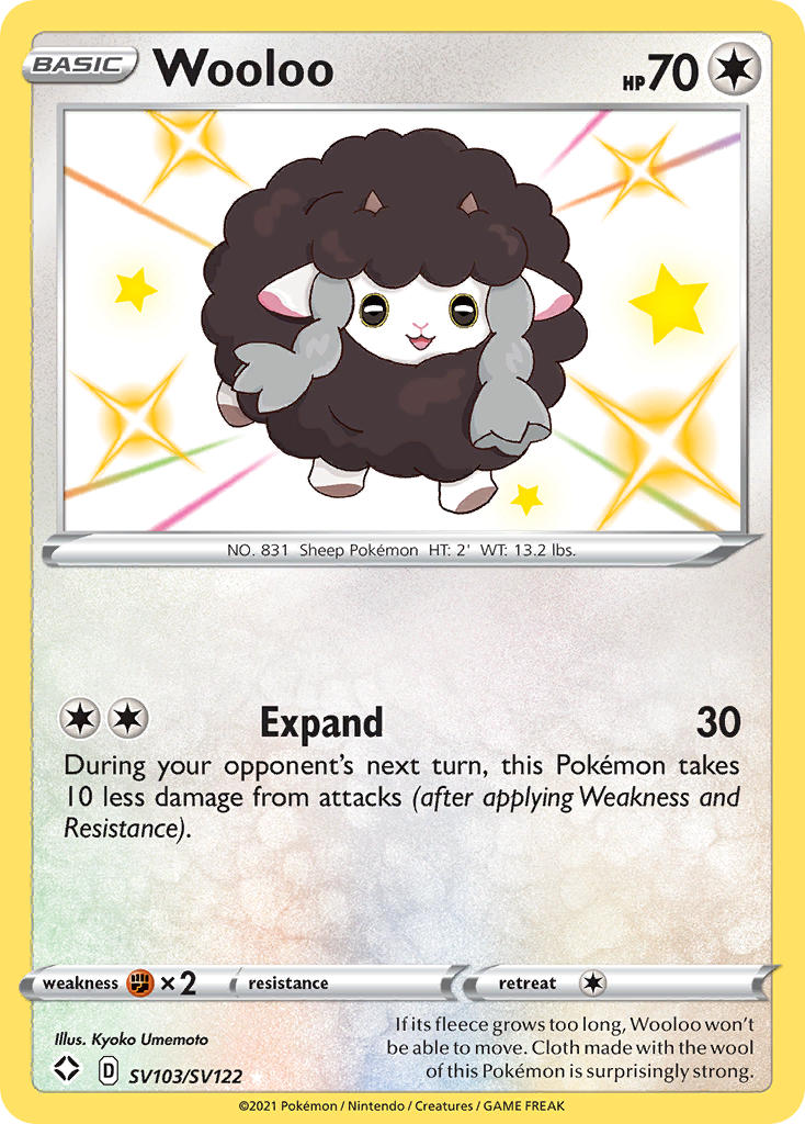 Wooloo (SV103/SV122) [Sword & Shield: Shining Fates] | North Valley Games