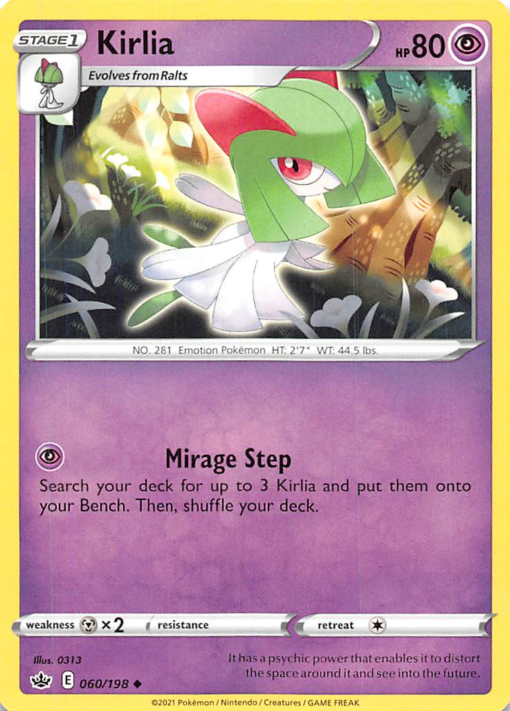 Kirlia (060/198) [Sword & Shield: Chilling Reign] | North Valley Games