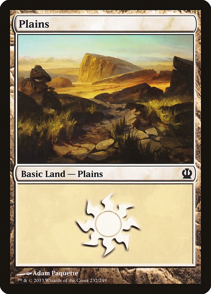 Plains (232) [Theros] | North Valley Games