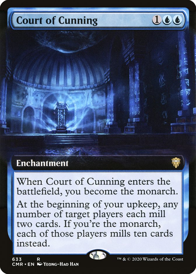 Court of Cunning (Extended Art) [Commander Legends] | North Valley Games