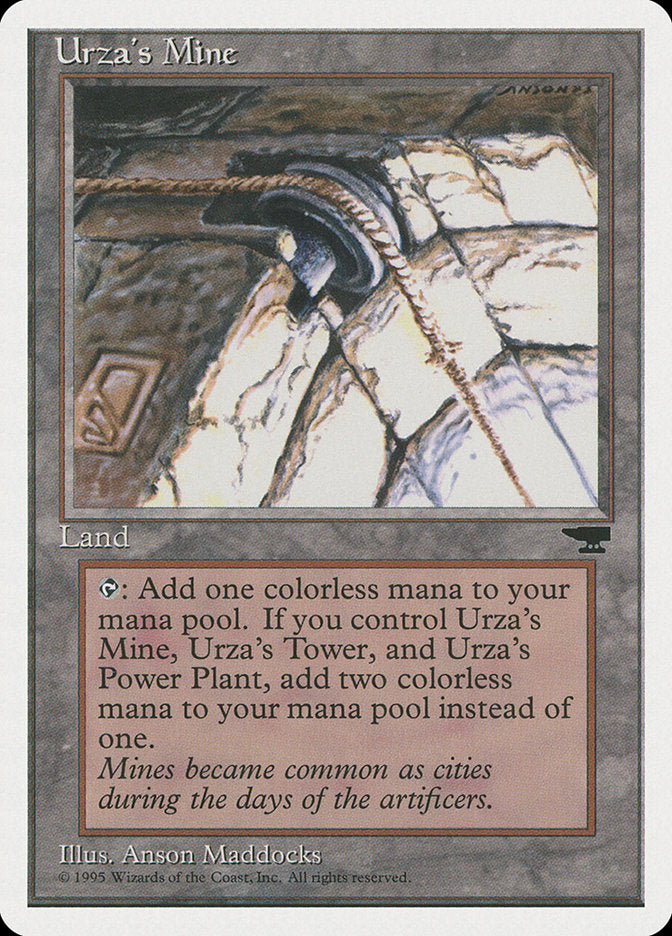 Urza's Mine (Pulley Embedded in Stone) [Chronicles] | North Valley Games