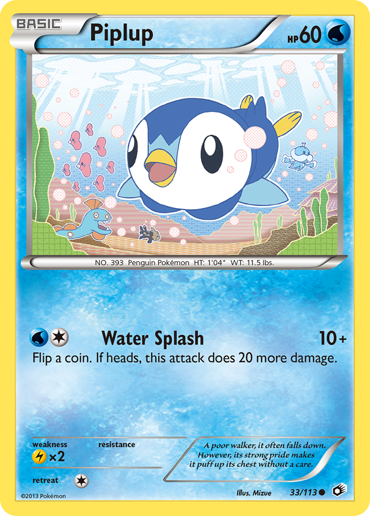 Piplup (33/113) [Black & White: Legendary Treasures] | North Valley Games