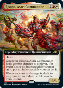 Risona, Asari Commander (Extended Art) [Kamigawa: Neon Dynasty] | North Valley Games