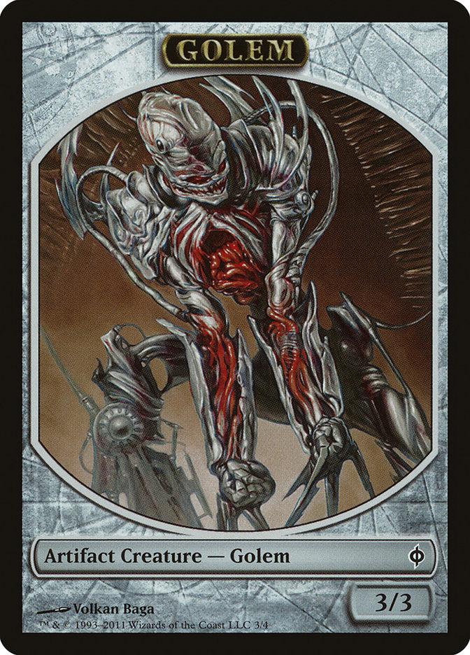 Golem Token [New Phyrexia Tokens] | North Valley Games