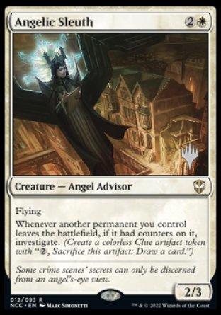 Angelic Sleuth (Promo Pack) [Streets of New Capenna Commander Promos] | North Valley Games