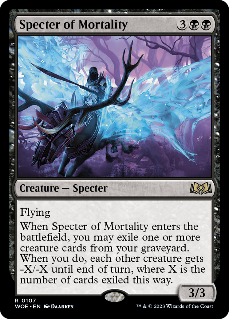 Specter of Mortality [Wilds of Eldraine] | North Valley Games