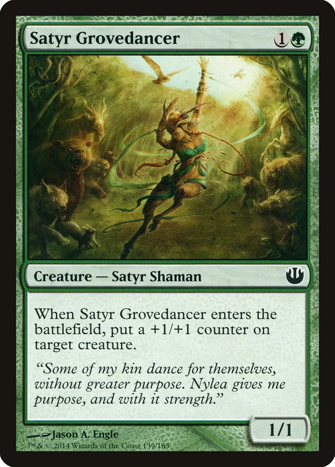 Satyr Grovedancer [Journey into Nyx] | North Valley Games