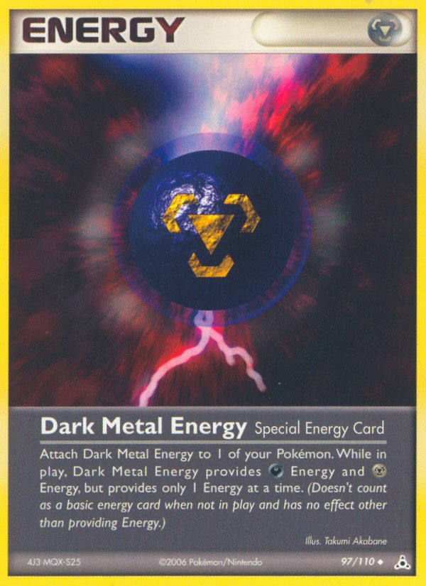 Dark Metal Energy (97/110) [EX: Holon Phantoms] | North Valley Games