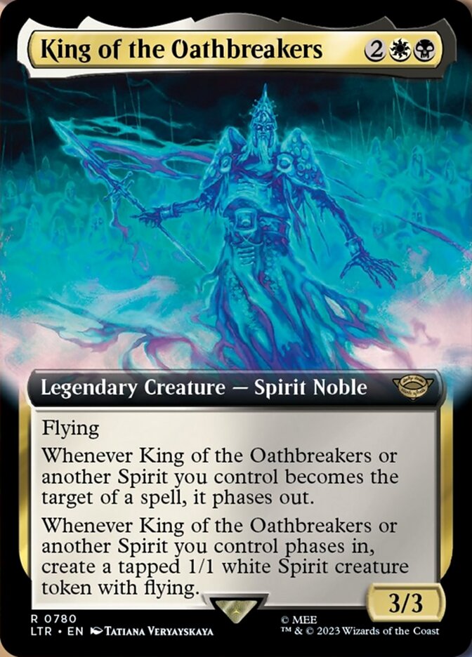 King of the Oathbreakers (Extended Art) (Surge Foil) [The Lord of the Rings: Tales of Middle-Earth] | North Valley Games