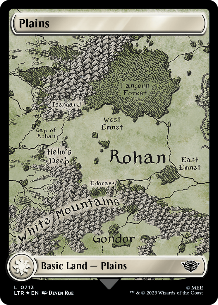 Plains (0713) (Surge Foil) [The Lord of the Rings: Tales of Middle-Earth] | North Valley Games