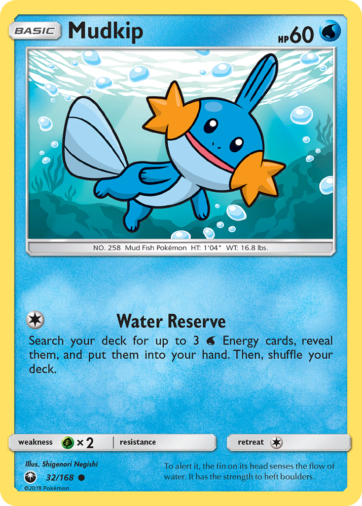 Mudkip (32/168) [Sun & Moon: Celestial Storm] | North Valley Games