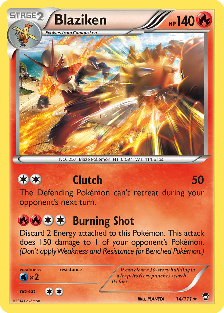 Blaziken (14/111) [XY: Furious Fists] | North Valley Games