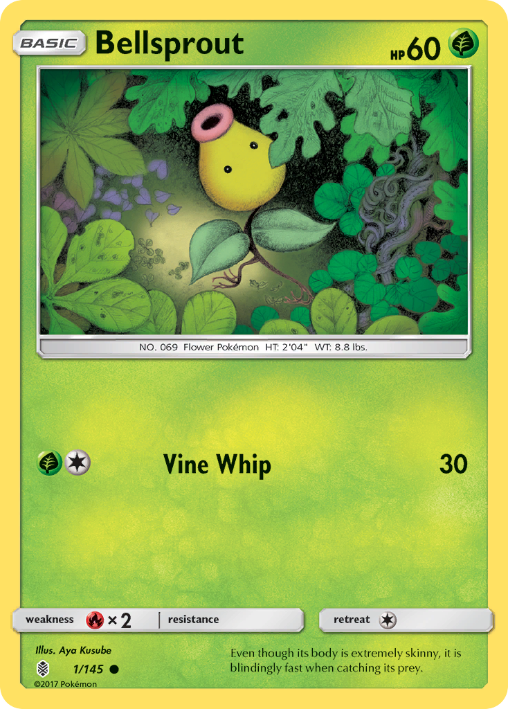 Bellsprout (1/145) [Sun & Moon: Guardians Rising] | North Valley Games
