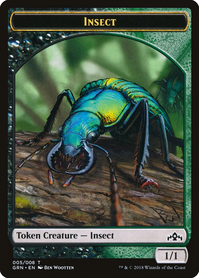 Insect Token [Guilds of Ravnica Tokens] | North Valley Games