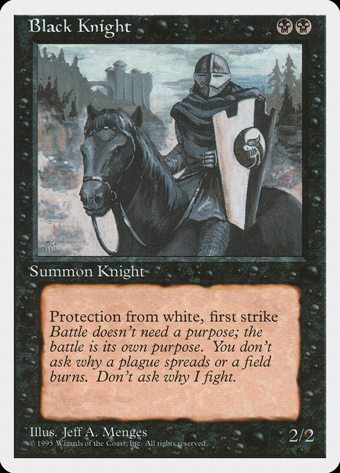Black Knight [Fourth Edition] | North Valley Games