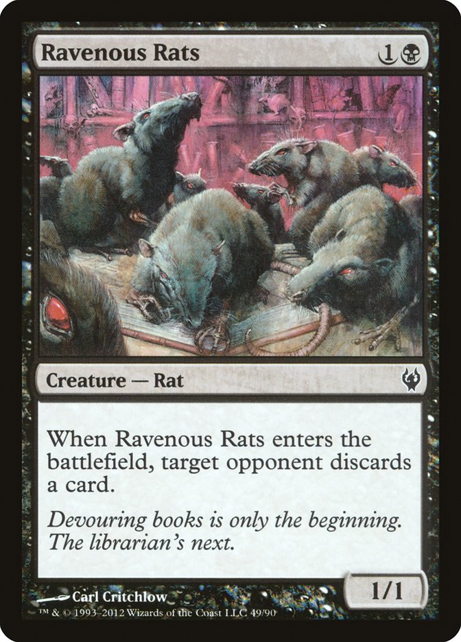 Ravenous Rats [Duel Decks: Izzet vs. Golgari] | North Valley Games
