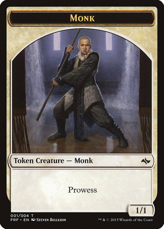 Monk Token [Fate Reforged Tokens] | North Valley Games