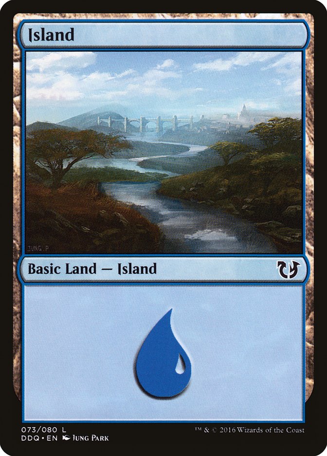 Island (73) [Duel Decks: Blessed vs. Cursed] | North Valley Games