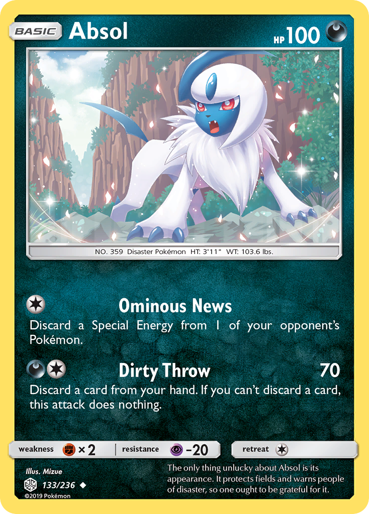 Absol (133/236) [Sun & Moon: Cosmic Eclipse] | North Valley Games