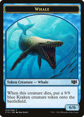 Whale // Zombie (011/036) Double-Sided Token [Commander 2014 Tokens] | North Valley Games