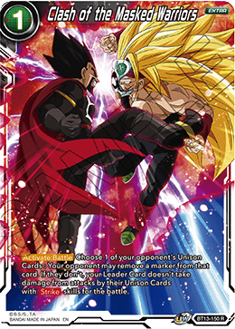 Clash of the Masked Warriors (Rare) (BT13-150) [Supreme Rivalry] | North Valley Games