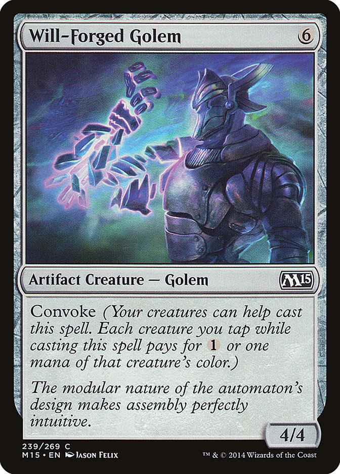 Will-Forged Golem [Magic 2015] | North Valley Games