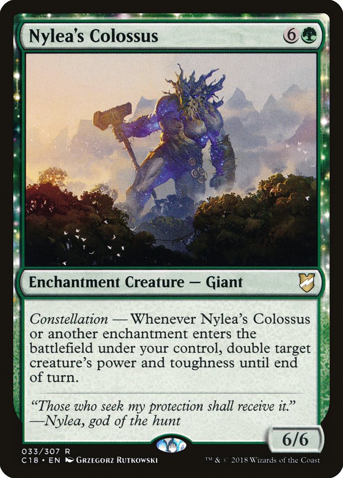 Nylea's Colossus [Commander 2018] | North Valley Games