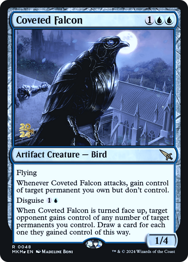 Coveted Falcon [Murders at Karlov Manor Prerelease Promos] | North Valley Games