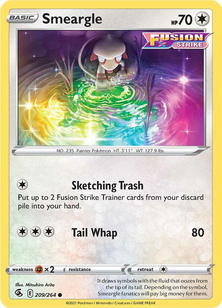 Smeargle (209/264) [Sword & Shield: Fusion Strike] | North Valley Games