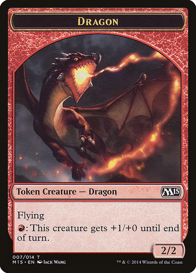 Dragon Token [Magic 2015 Tokens] | North Valley Games