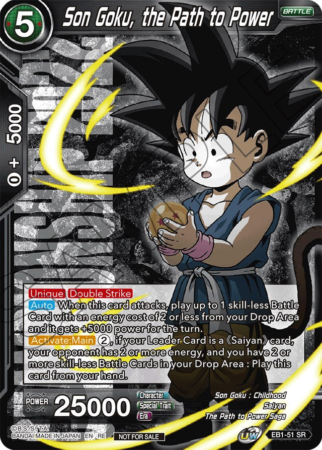 Son Goku, the Path to Power (Championship 2022) (EB1-51) [Promotion Cards] | North Valley Games