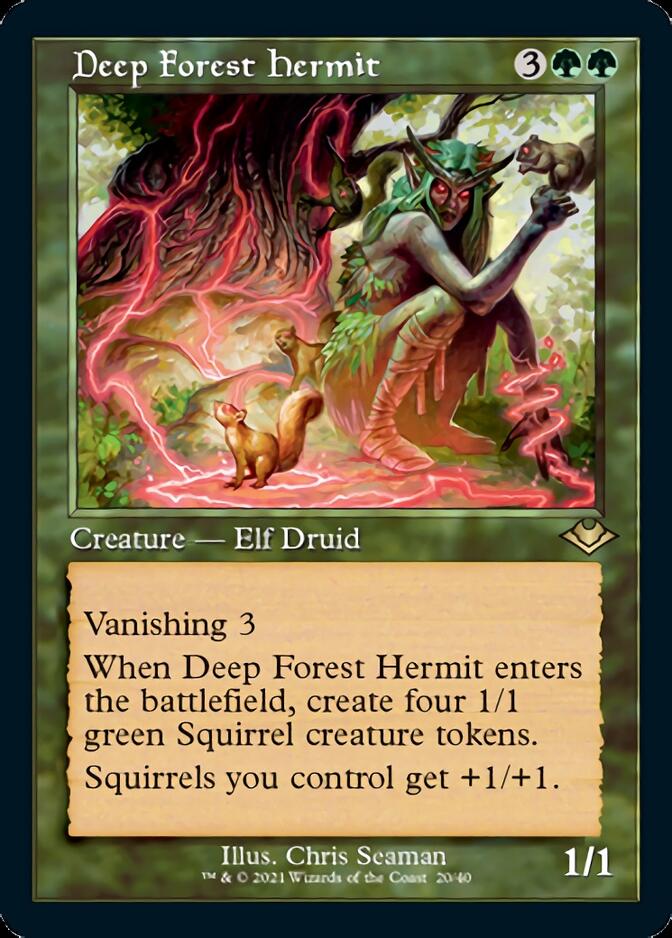 Deep Forest Hermit (Retro Foil Etched) [Modern Horizons 2] | North Valley Games