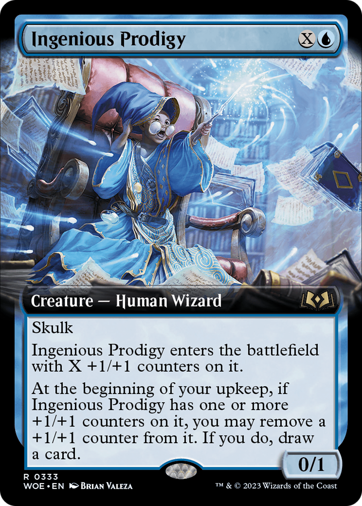 Ingenious Prodigy (Extended Art) [Wilds of Eldraine] | North Valley Games
