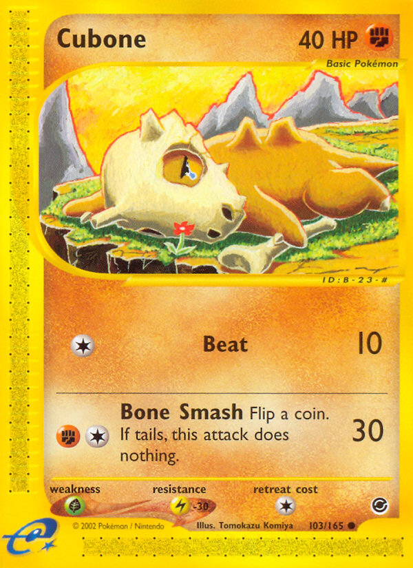 Cubone (103/165) [Expedition: Base Set] | North Valley Games