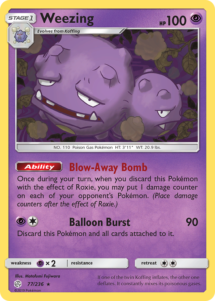 Weezing (77/236) [Sun & Moon: Cosmic Eclipse] | North Valley Games