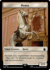 Horse // Treasure (0028) Double-Sided Token [Doctor Who Tokens] | North Valley Games