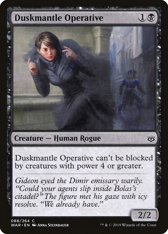 Duskmantle Operative [War of the Spark] | North Valley Games
