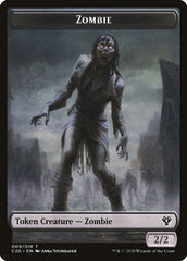 Human Soldier (004) // Zombie Double-Sided Token [Commander 2020 Tokens] | North Valley Games