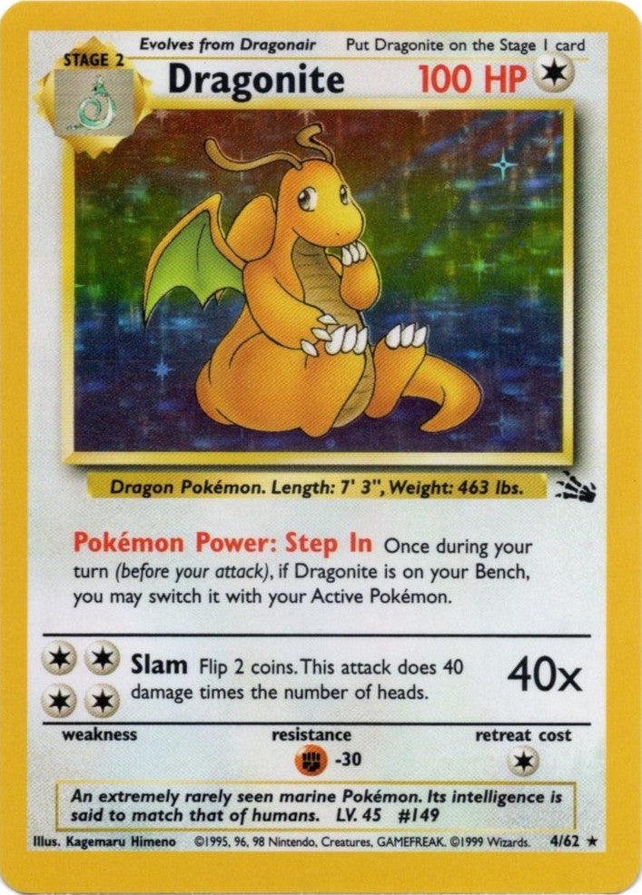 Dragonite (4/62) [Fossil Unlimited] | North Valley Games