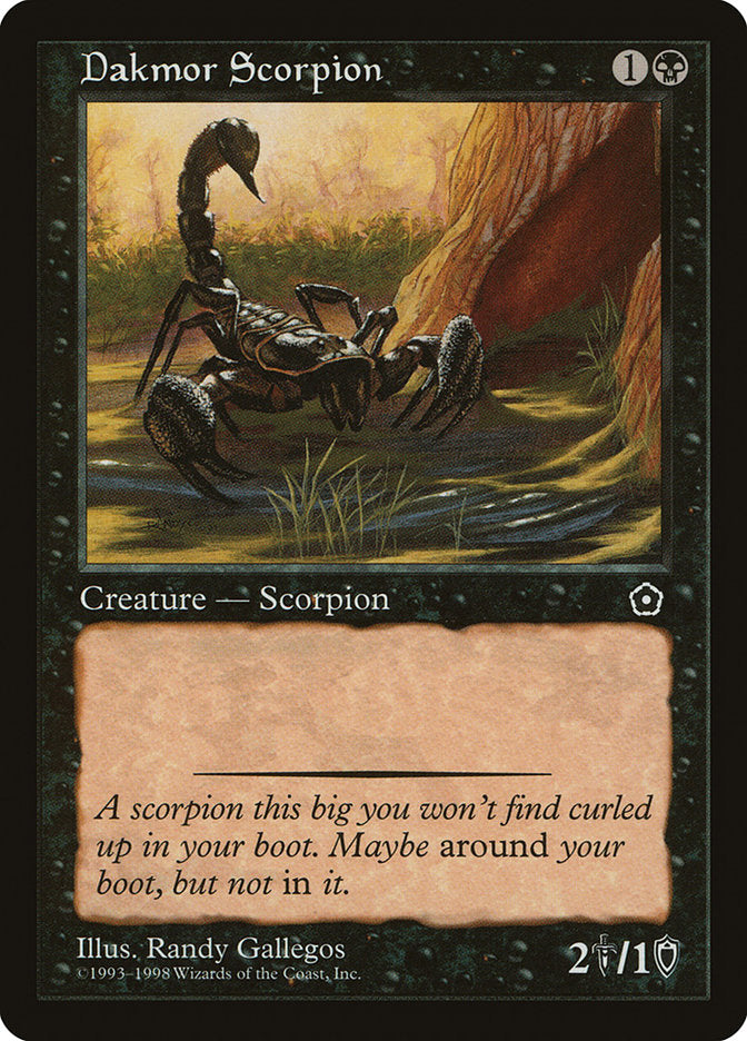 Dakmor Scorpion [Portal Second Age] | North Valley Games