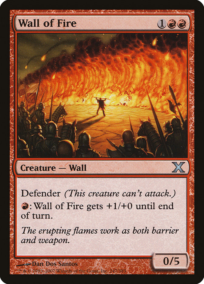 Wall of Fire [Tenth Edition] | North Valley Games
