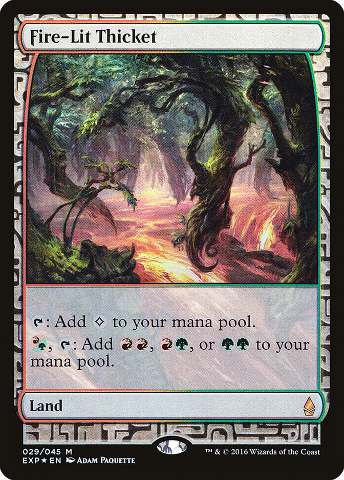 Fire-Lit Thicket [Zendikar Expeditions] | North Valley Games
