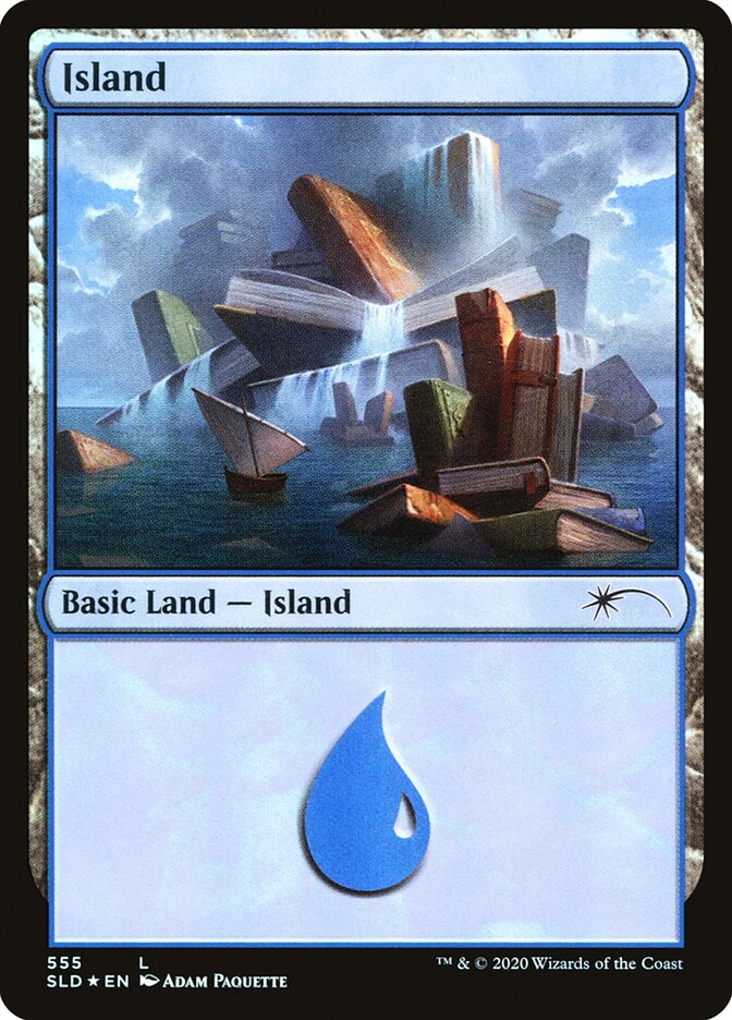 Island (Well Read) (555) [Secret Lair Drop Promos] | North Valley Games