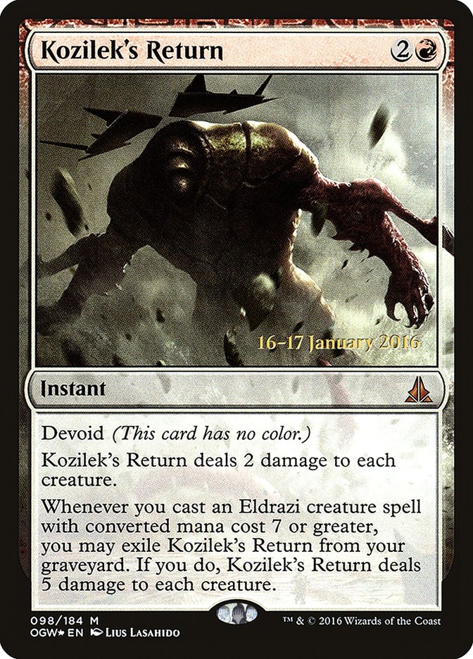 Kozilek's Return [Oath of the Gatewatch Prerelease Promos] | North Valley Games