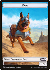 Demon // Dog Double-Sided Token [Core Set 2021 Tokens] | North Valley Games