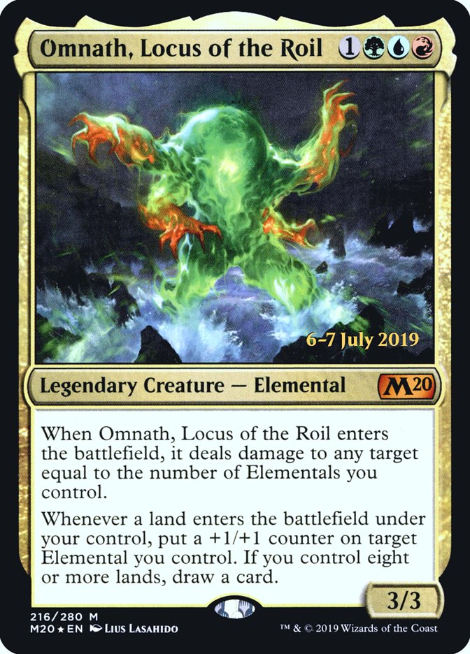 Omnath, Locus of the Roil [Core Set 2020 Prerelease Promos] | North Valley Games