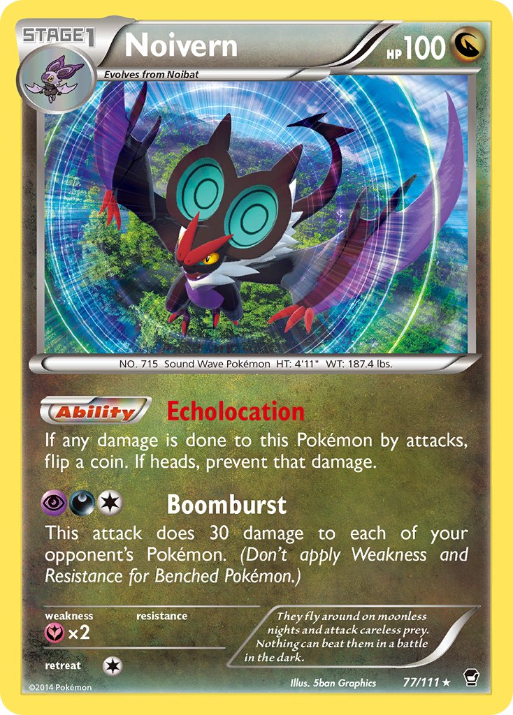 Noivern (77/111) (Cosmos Holo) (Blister Exclusive) [XY: Furious Fists] | North Valley Games