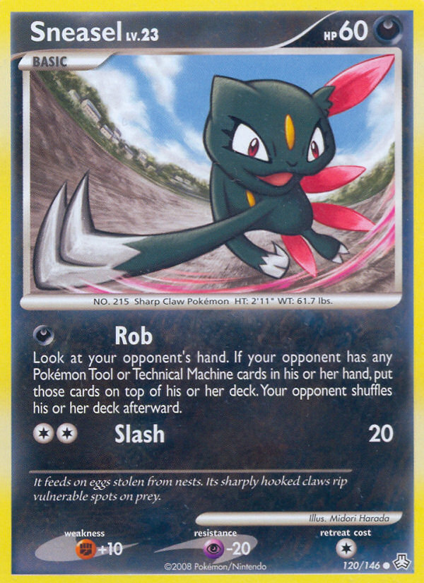 Sneasel (120/146) [Diamond & Pearl: Legends Awakened] | North Valley Games