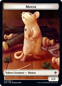 Mouse // Food (16) Double-Sided Token [Throne of Eldraine Tokens] | North Valley Games